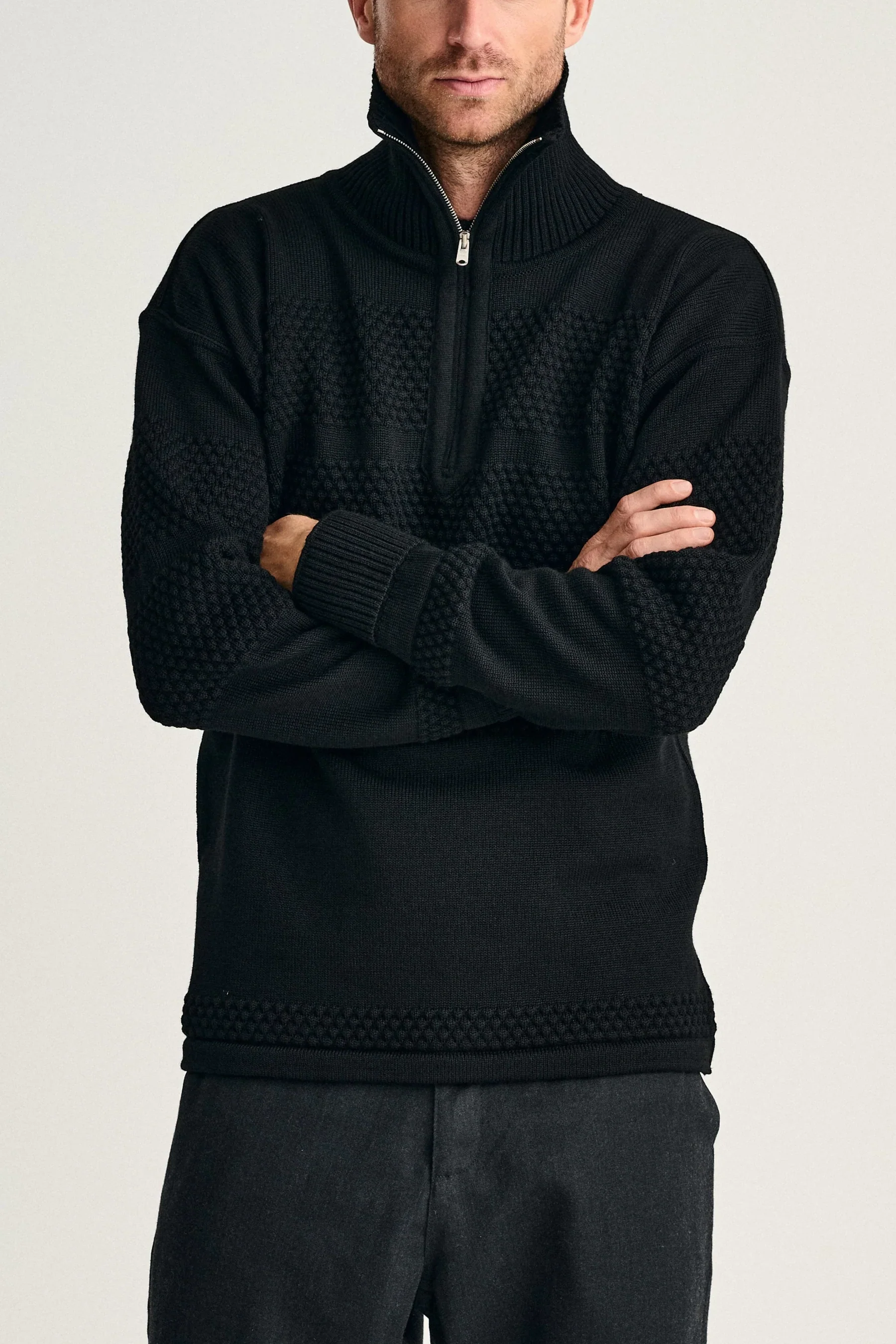 FISHERMAN short zip | kort lynlås, black void - Image 4
