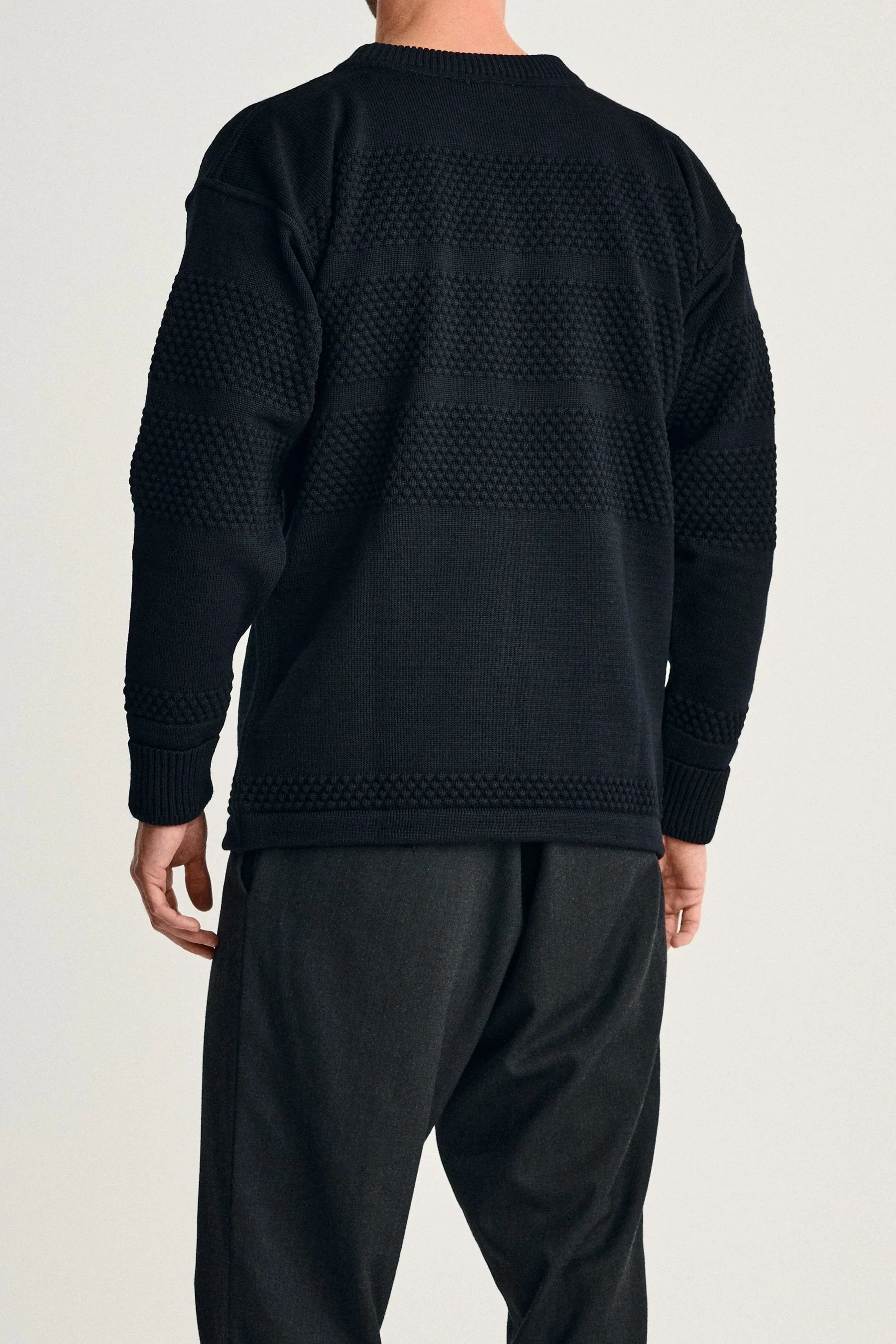 FISHERMAN crew neck | rund hals, navy blue - Image 6