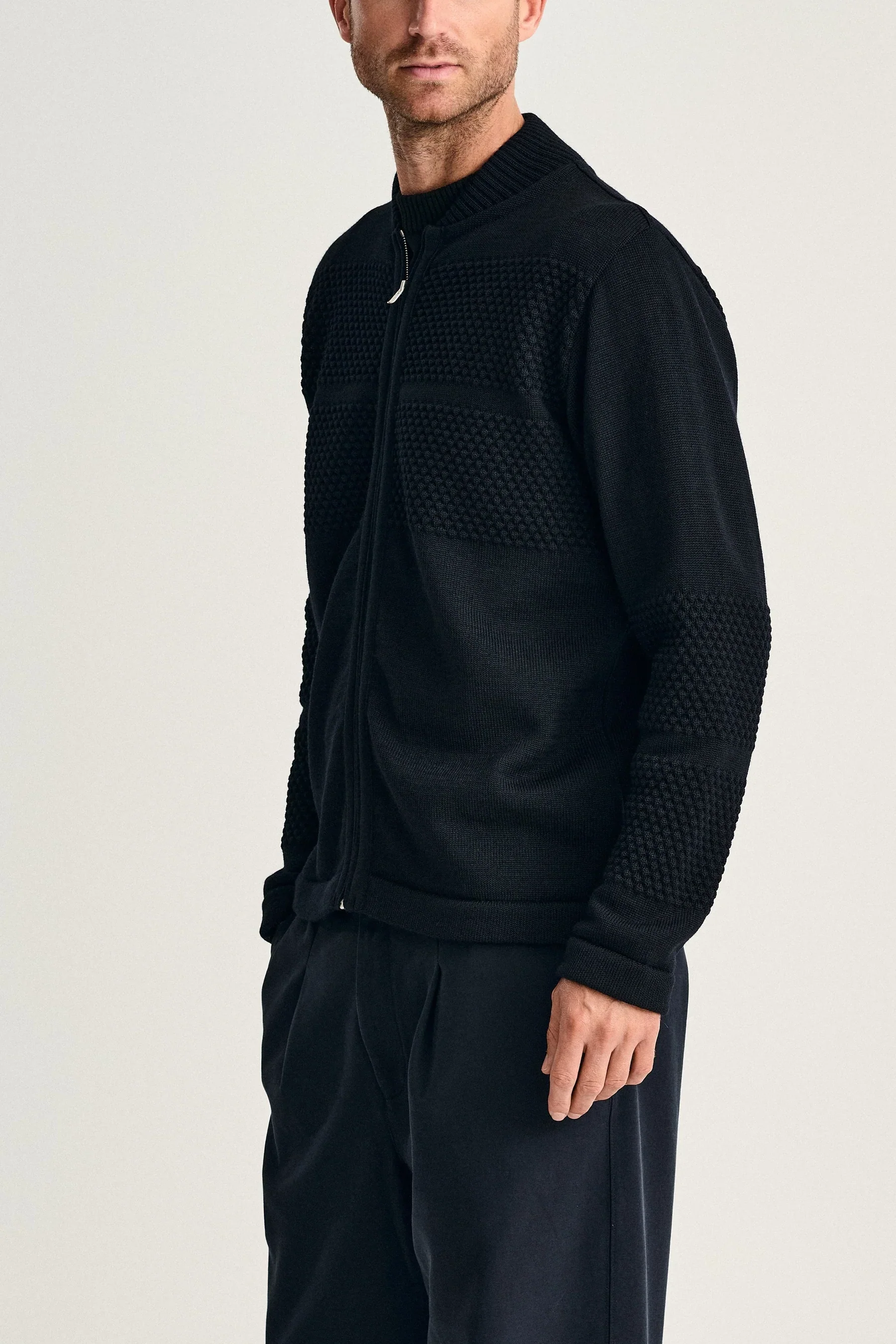 FISHERMAN-III full zip | lang lynlås, navy blue II - Image 5