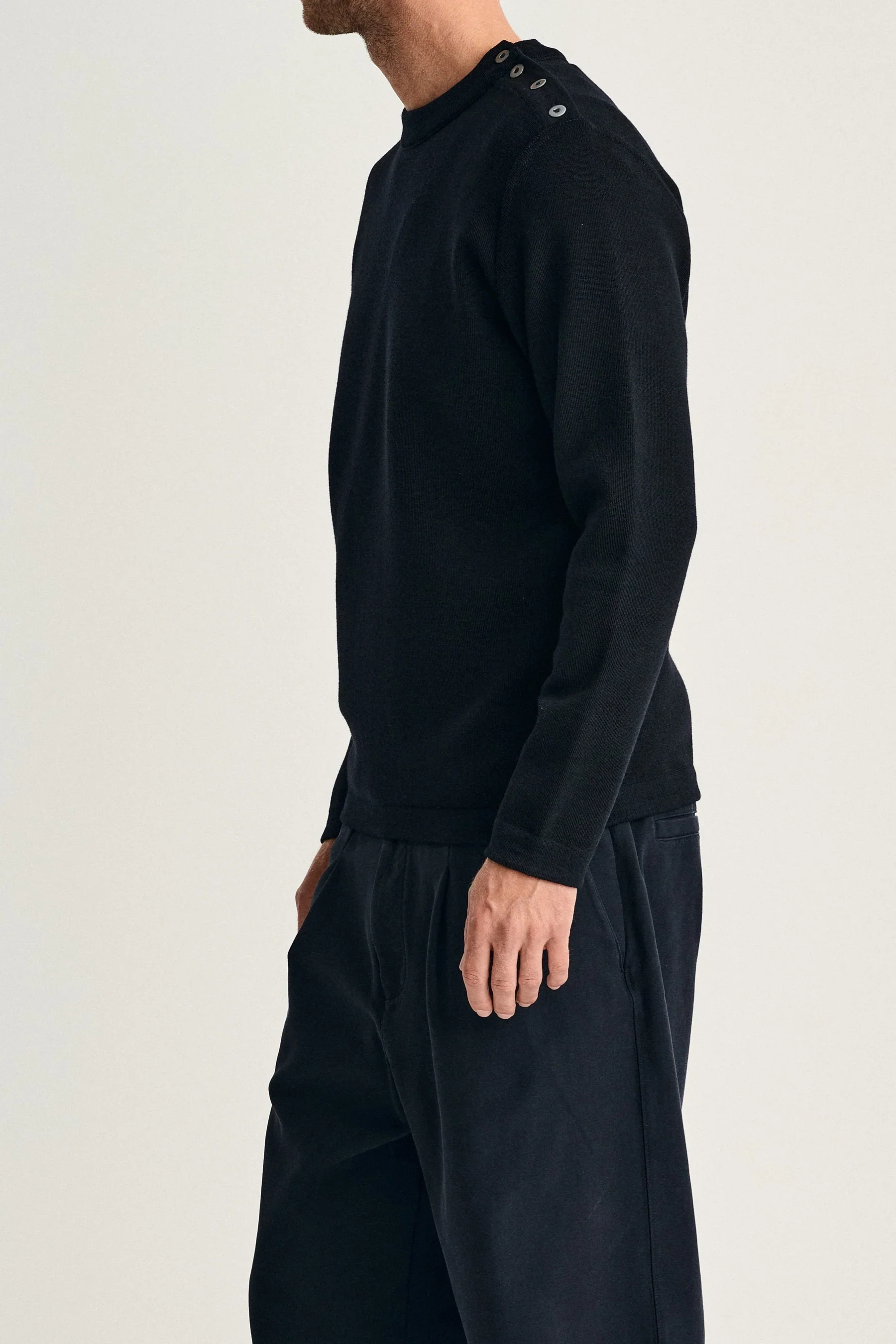 NAVAL crew neck | rund hals, navy blue - Image 4