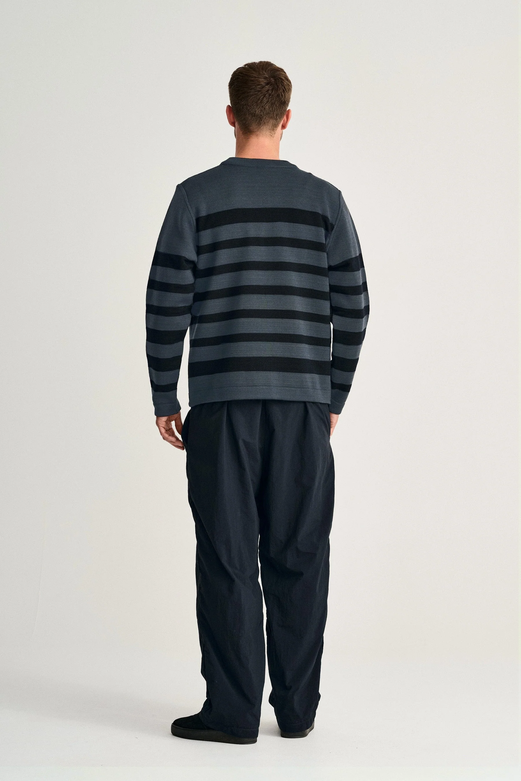 GIVEN-III crew neck, shadow blue / navy blue - Image 3