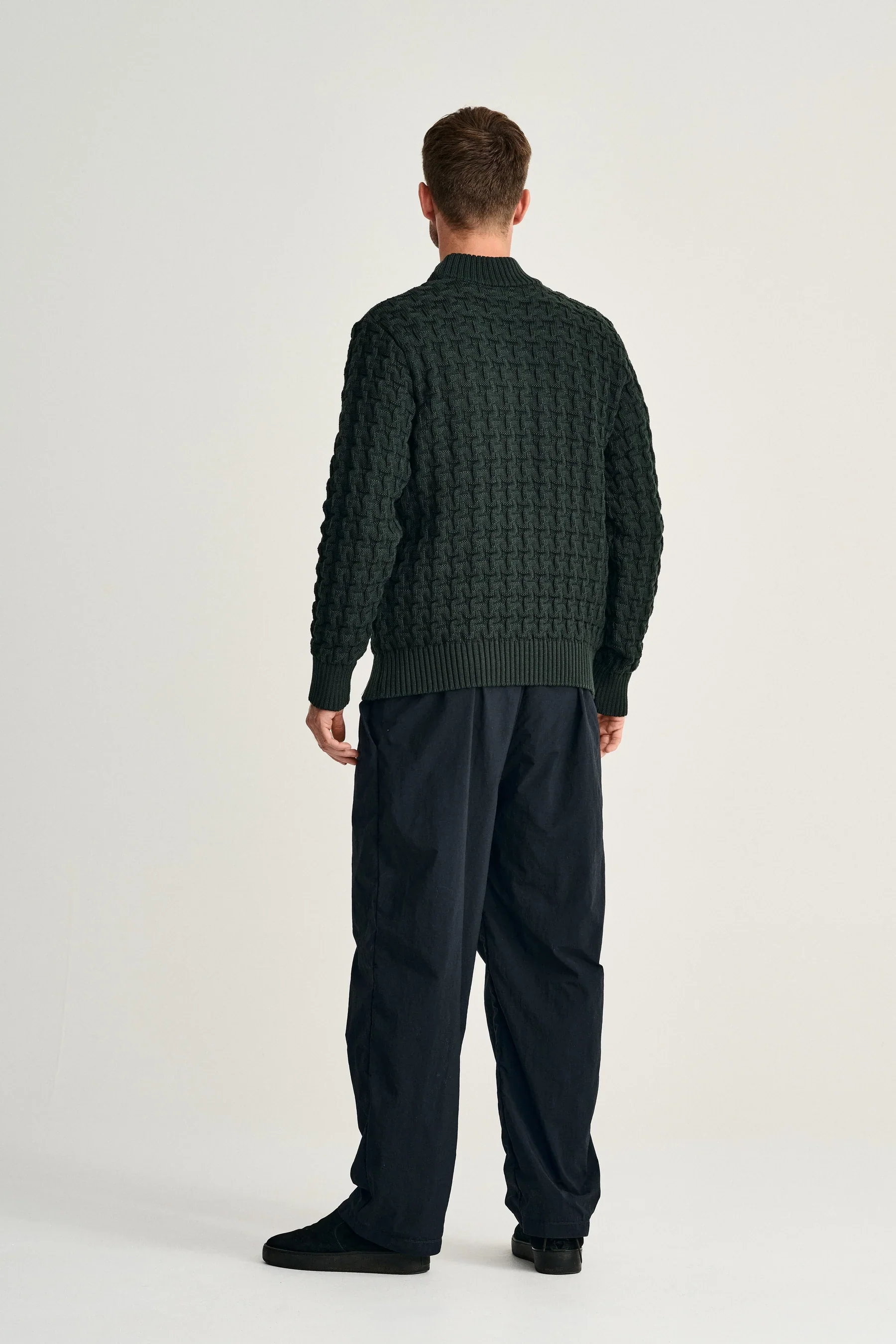 STARK-III sweater | høj hals, dark forest green - Image 5
