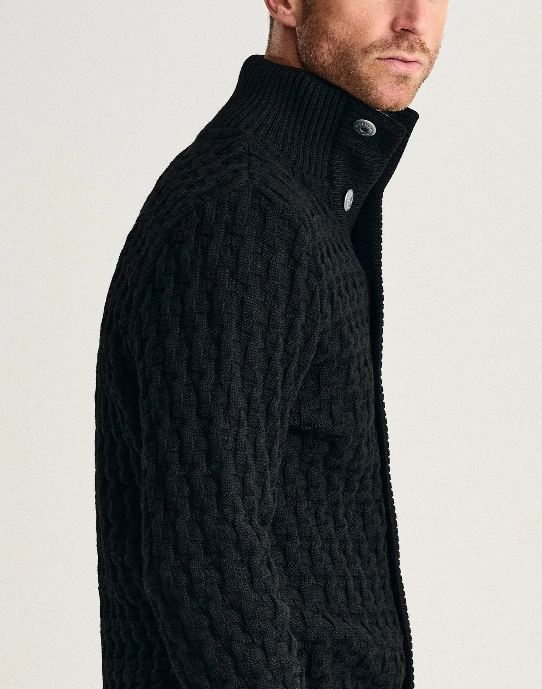 STARK cardigan, black void - Image 3