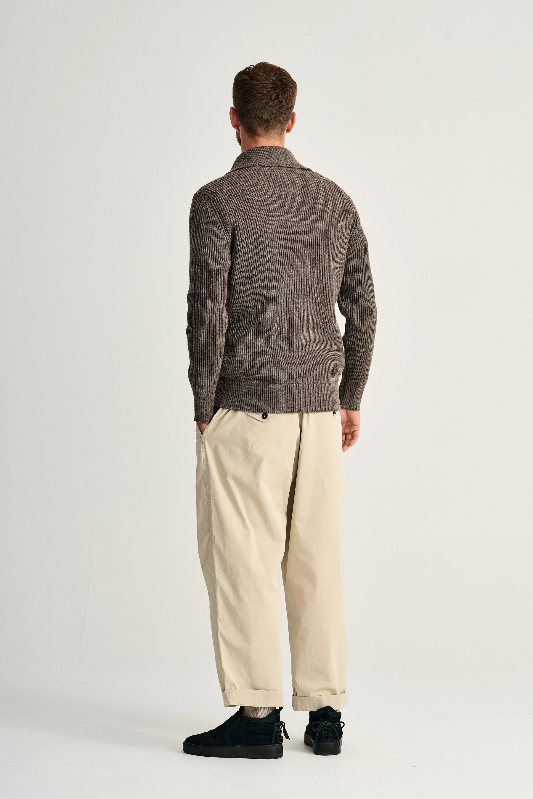 FENDER short zip | kort lynlås, terra-II brown - Image 4