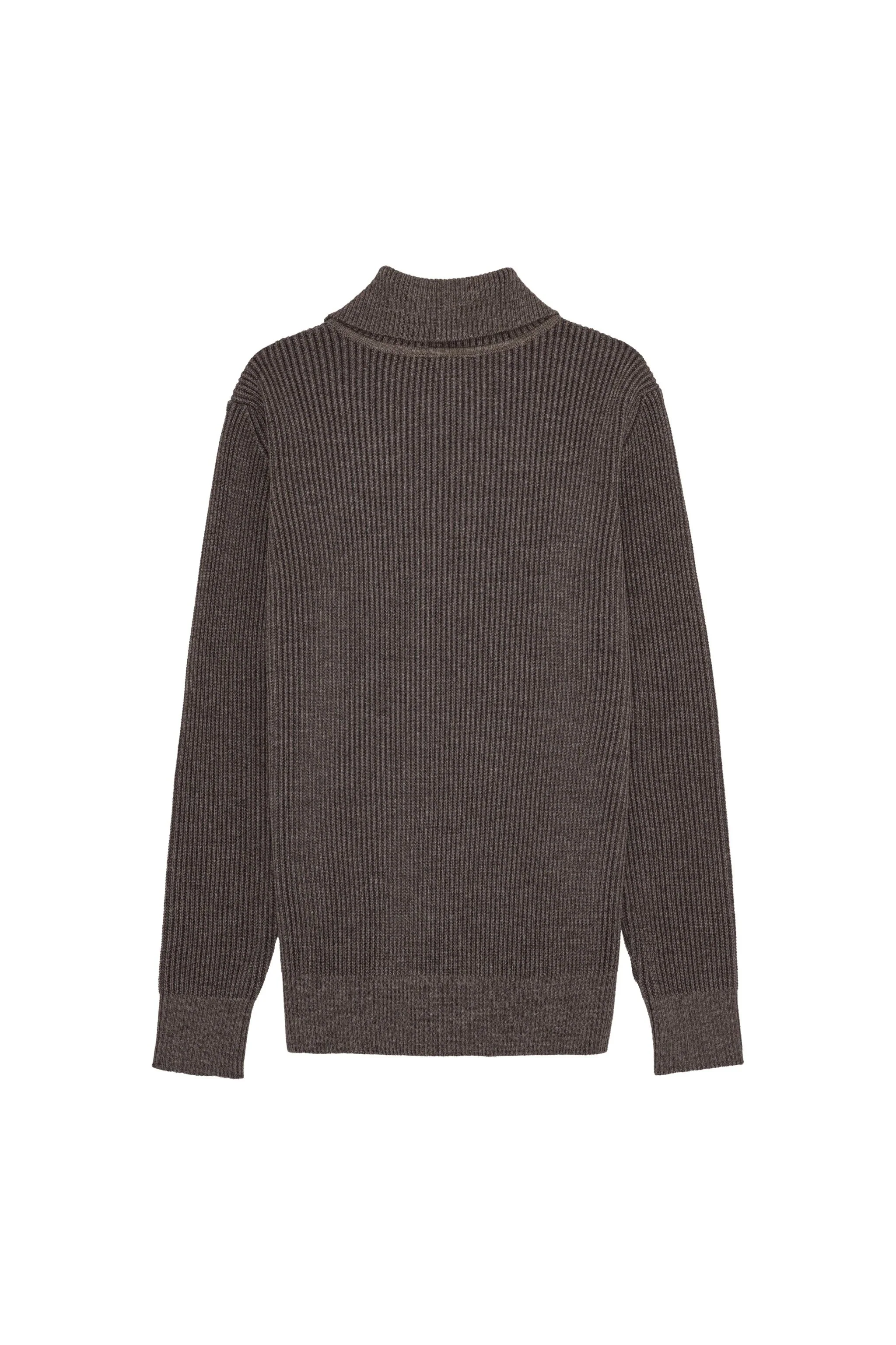 FENDER-III short zip | kort lynlås, terra brown (f) - Image 3