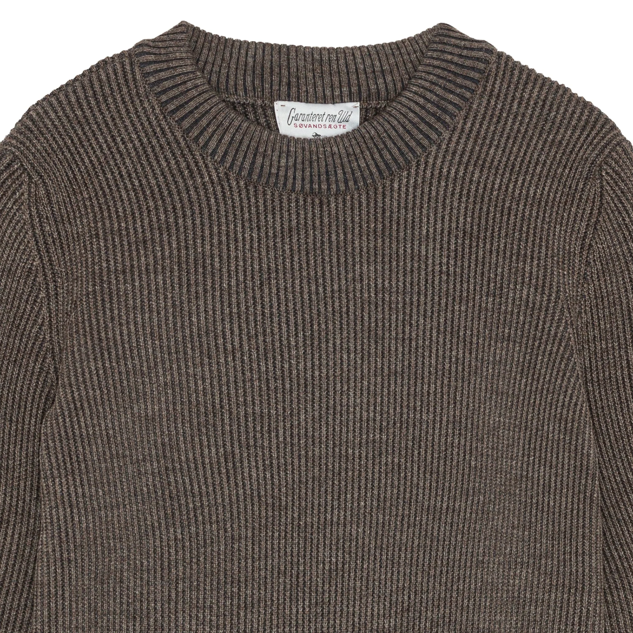 FENDER-III crew neck | rund hals, terra brown (f) - Image 3