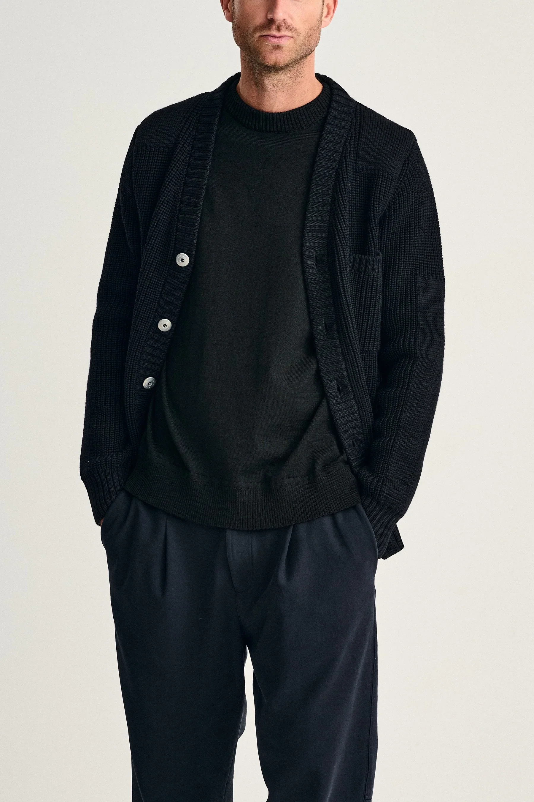 ROBUST cardigan, navy blue (f) - Image 5